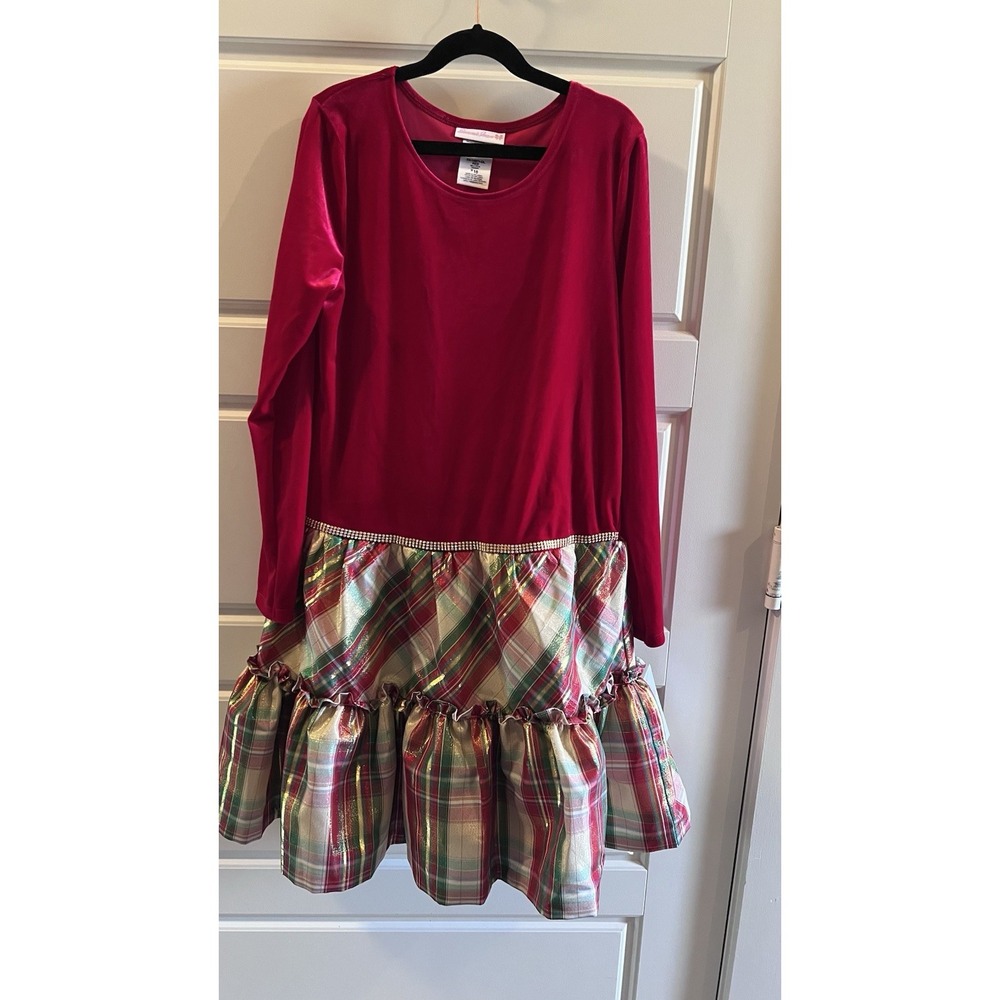 Bonnie Jean Holiday Dress Youth Size 16